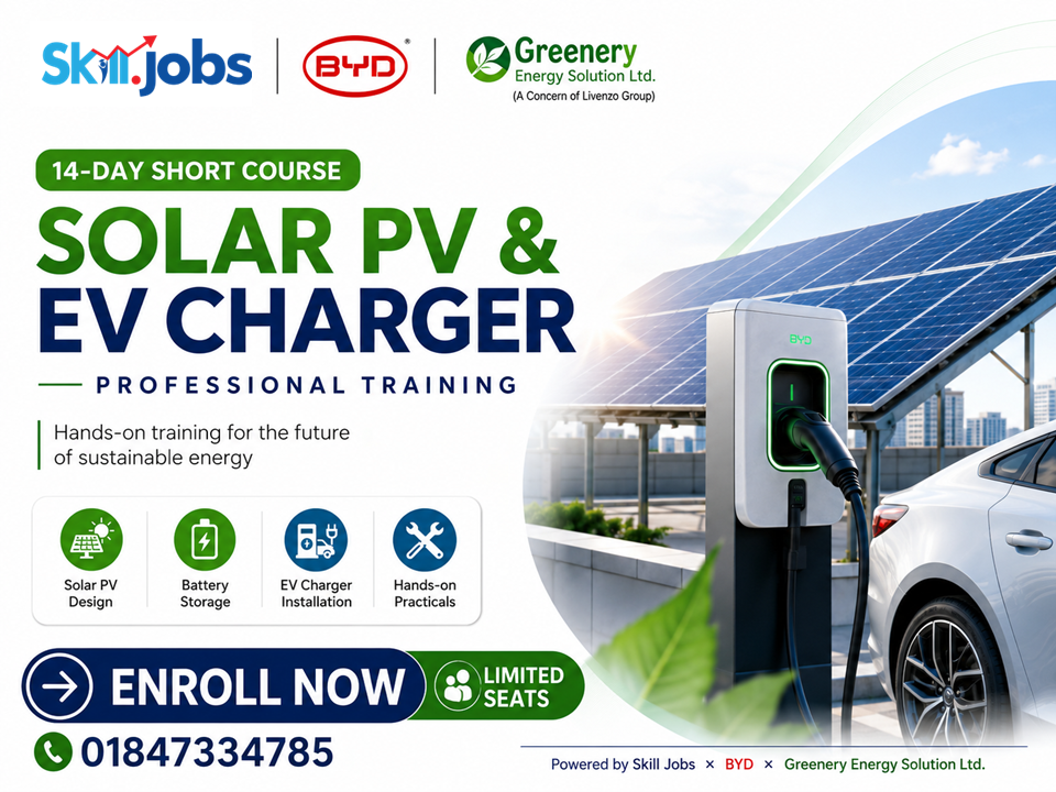 14-Day Solar PV & EV Charger Professional Training