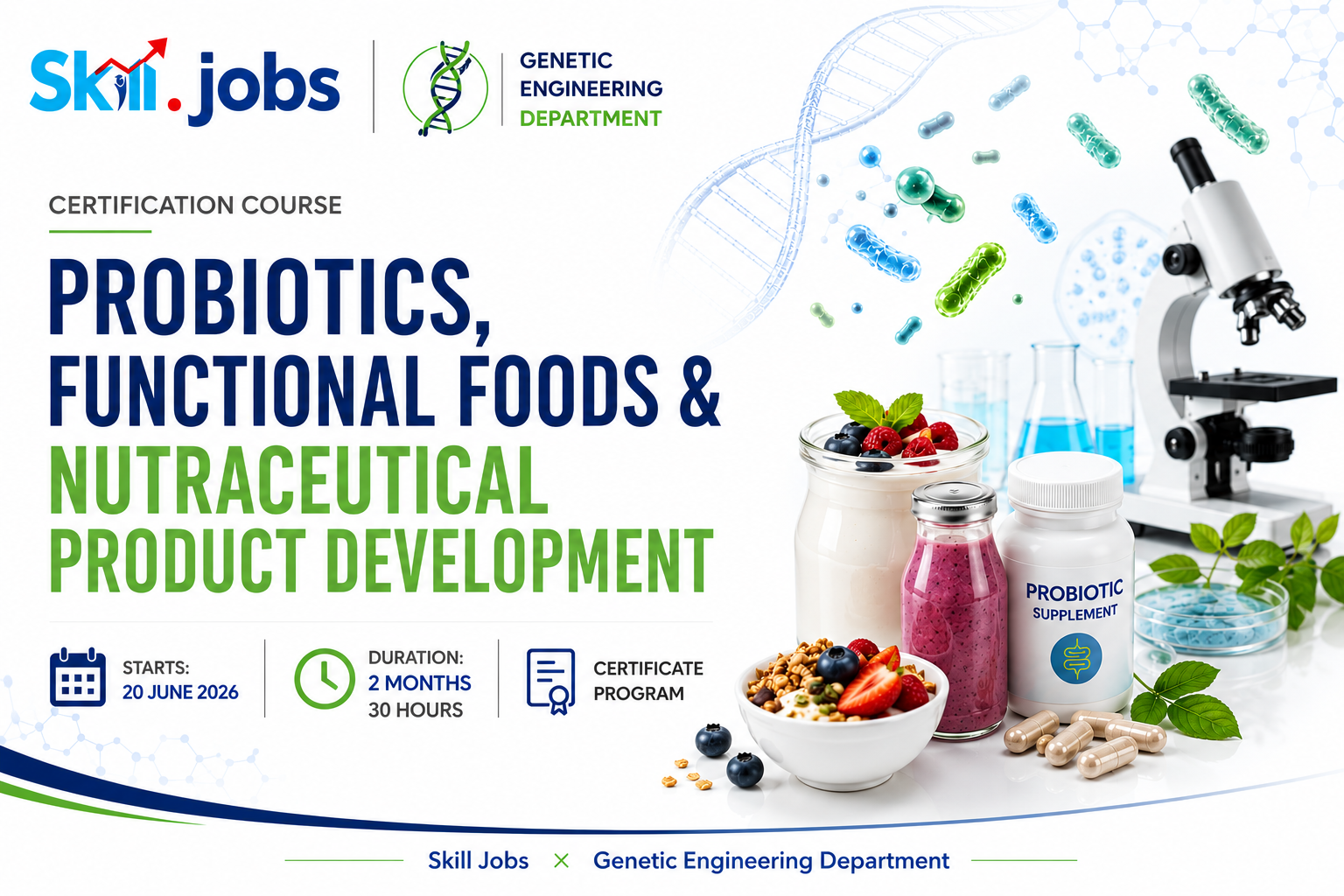 Certification Course on Probiotics, Functional Foods & Nutraceutical Product Development